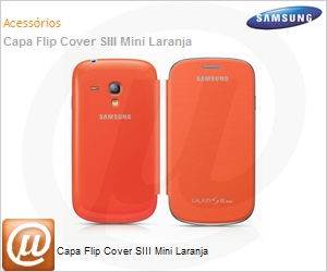 EFC-1M7FOEGSTD - Capa Flip Cover SIII Mini Laranja
