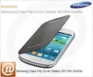 EFC-1M7FSEGSTD - Samsung Capa Flip Cover Galaxy SIII Mini Grafite