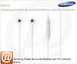 EO-HS1303WEGWW - Samsung Fones de ouvido Estreo com Fio Controle Branco