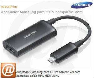 EPL-3FHUBEGSTD - Adaptador Samsung para HDTV compatvel com aparelhos sada MHL HDMI/MHL