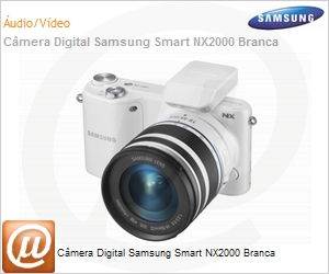 EV-NX2000VFWBR - Cmera Digital Samsung Smart NX2000 Branca