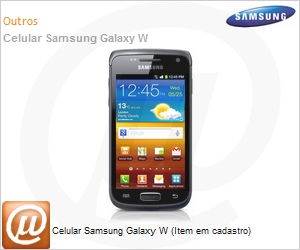 GT-I8150FKBZTO - Celular Samsung Galaxy W (Item em cadastro)