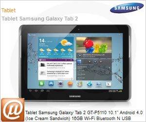 GT-P5110ZWPZTO - Tablet Samsung Galaxy Tab 2 GT-P5110 10.1" Android 4.0 (Ice Cream Sandwich) 16GB Wi-Fi Bluetooth N USB Cmera Branco Desbloqueado