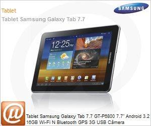 GT-P6800LSLZTO - Tablet Samsung Galaxy Tab 7.7 GT-P6800 7.7" Android 3.2 16GB Wi-Fi N Bluetooth GPS 3G USB Cmera Desbloqueado