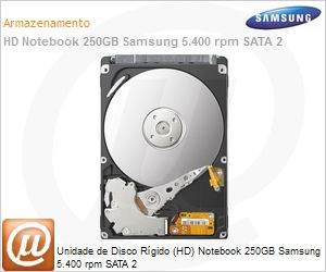 HM250HI/SRA - Unidade de Disco Rgido (HD) Notebook 250GB Samsung 5.400 rpm SATA 2