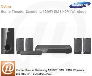 HT-BD1250T/XAZ - Home Theater Samsung 1000W RMS HDMI Wireless Blu-Ray (HT-BD1250T/XAZ)