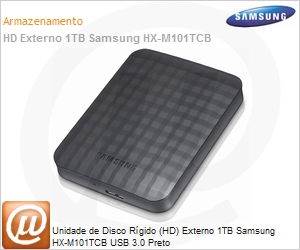 HX-M101TCB/G - Unidade de Disco Rgido (HD) Externo 1TB Samsung HX-M101TCB USB 3.0 Preto
