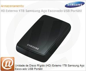 HX-MU010EA/AAM - Unidade de Disco Rgido (HD) Externo 1TB Samsung Ao Escovado USB Porttil