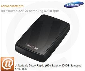 HXMU032DA - Unidade de Disco Rgido (HD) Externo 320GB Samsung 5.400 rpm