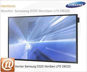 LH32DBDPLGV/ZD - Monitor Samsung D32D MonSam LFD DB32D