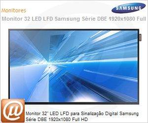 LH32DBEPLGV/ZD - Monitor 32" LED LFD para Sinalizao Digital Samsung Srie DBE 1920x1080 Full HD