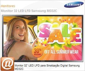LH32MDCPLGVMZD - Monitor 32" LED LFD para Sinalizao Digital Samsung MD32C