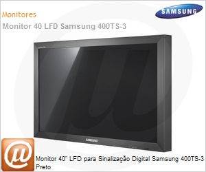LH40CRPMBC/ZD - Monitor 40" LFD para Sinalizao Digital Samsung 400TS-3 Preto