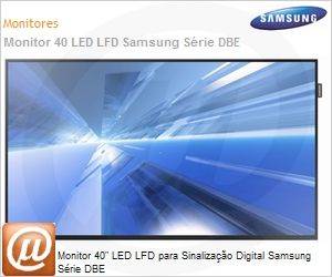 LH40DBEPLGV/ZD - Monitor 40" LED LFD para Sinalizao Digital Samsung Srie DBE