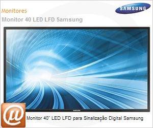 LH40DMDPLGV/ZD - Monitor 40" LED LFD para Sinalizao Digital Samsung