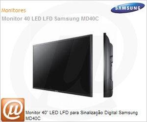 LH40MDCPLGV/ZD - Monitor 40" LED LFD para Sinalizao Digital Samsung MD40C