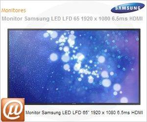 LH65DMDPLGA/ZA - Monitor Samsung LED LFD 65" 1920 x 1080 6.5ms HDMI