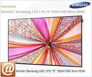 LH75DMDPLGV/ZD - Monitor Samsung LED LFD 75" 1920x1080 8ms HDMI
