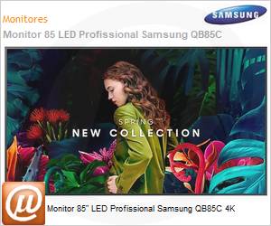 LH85QBCEBGCXEN - Monitor 85" LED Profissional Samsung QB85C 4K