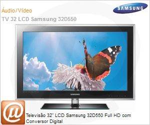 LN32D550K7GXZD - Televiso 32" LCD Samsung 32D550 Full HD com Conversor Digital