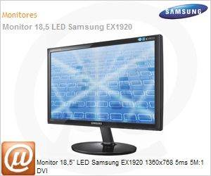 LS19CLUSBLZD - Monitor 18,5" LED Samsung EX1920 1360x768 5ms 5M:1 DVI