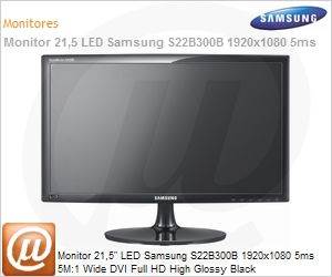 LS22B300BSLZD - Monitor 21,5" LED Samsung S22B300B 1920x1080 5ms 5M:1 Wide DVI Full HD High Glossy Black