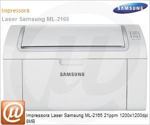 ML-2165/XAZ - Impressora Laser Samsung ML-2165 21ppm 1200x1200dpi 8MB