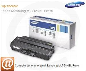 MLT-D103L/XAA - Cartucho de toner original Samsung MLT-D103L Preto
