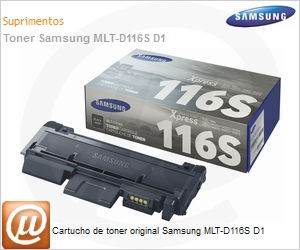 MLT-D116S/XAZ - Cartucho de toner original Samsung MLT-D116S D1