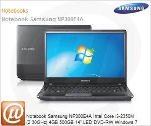 NP300E4A-AD2BR - Notebook Samsung NP300E4A Intel Core i3-2350M (2.30GHz) 4GB 500GB 14" LED DVD-RW Windows 7 Home Premium 64 Wi-Fi N Bluetooth 3.0 WebCam HDMI