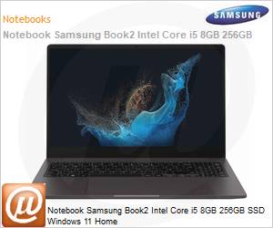 NP550XED-KF2BR - Notebook Samsung Book2 Intel Core i5 8GB 256GB SSD Windows 11 Home