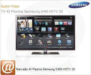 PL43D490A1GXZD - Televiso 43 Plasma Samsung D490 HDTV 3D