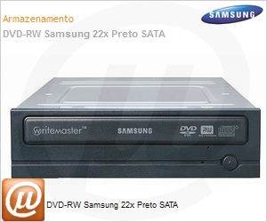 SH-S223C/BRDF - DVD-RW Samsung 22x Preto SATA