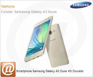 SM-A300MZSQZTO - Smartphone Samsung Galaxy A3 Duos 4G Dourado