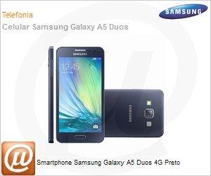 SM-A500MZKQZTO - Smartphone Samsung Galaxy A5 Duos 4G Preto