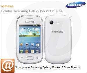 SM-G110BZWPZTO - Smartphone Samsung Galaxy Pocket 2 Duos Branco