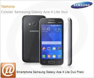 SM-G313MZKQZTO - Smartphone Samsung Galaxy Ace 4 Lite Duo Preto