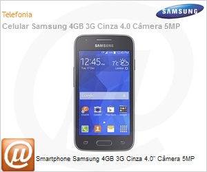 SM-G316MHAHZTO - Smartphone Samsung 4GB 3G Cinza 4.0" Cmera 5MP