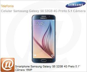 SM-G920IZKAZTO - Smartphone Samsung Galaxy S6 32GB 4G Preto 5.1" Cmera 16MP