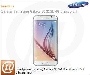 SM-G920IZWAZTO - Smartphone Samsung Galaxy S6 32GB 4G Branco 5.1" Cmera 16MP