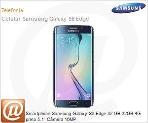 SM-G925IZKAZTO - Smartphone Samsung Galaxy S6 Edge 32 GB 32GB 4G preto 5.1" Cmera 16MP