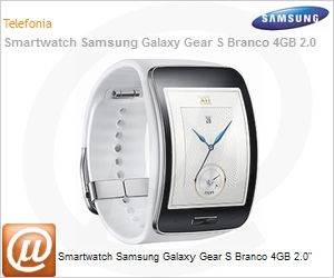 SM-R750BZWAZTO - Smartwatch Samsung Galaxy Gear S Branco 4GB 2.0"