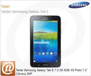 SM-T116BYKPZTO - Tablet Samsung Galaxy Tab E 7.0 3G 8GB 3G Preto 7.0" Cmera 2MP