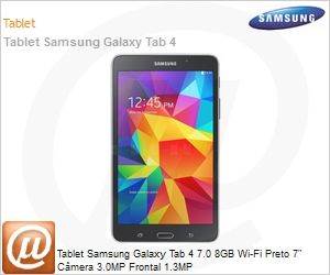 SM-T230NYKTZTO - Tablet Samsung Galaxy Tab 4 7.0 8GB Wi-Fi Preto 7" Cmera 3.0MP Frontal 1.3MP