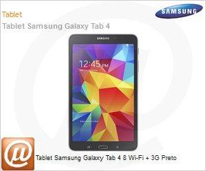 SM-T331NYKAZTO - Tablet Samsung Galaxy Tab 4 8 Wi-Fi + 3G Preto