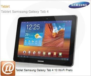 SM-T530NYKPZTO - Tablet Samsung Galaxy Tab 4 10 Wi-Fi Preto