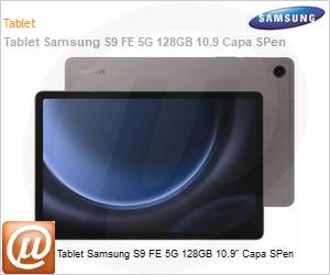 SM-X516BZADZTO - Tablet Samsung S9 FE 5G 128GB 10.9" Capa SPen