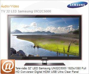 UN32C5000QMXZD - Televiso 32" LED Samsung UN32C5000 1920x1080 Full HD Conversor Digital HDMI USB Ultra Clear Panel