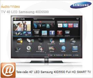 UN40D5500RGXZD - Televiso 40" LED Samsung 40D5500 Full HD SMART TV