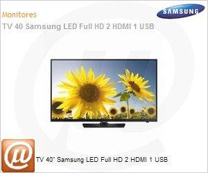 UN40H5100AGXZD - TV 40" Samsung LED Full HD 2 HDMI 1 USB